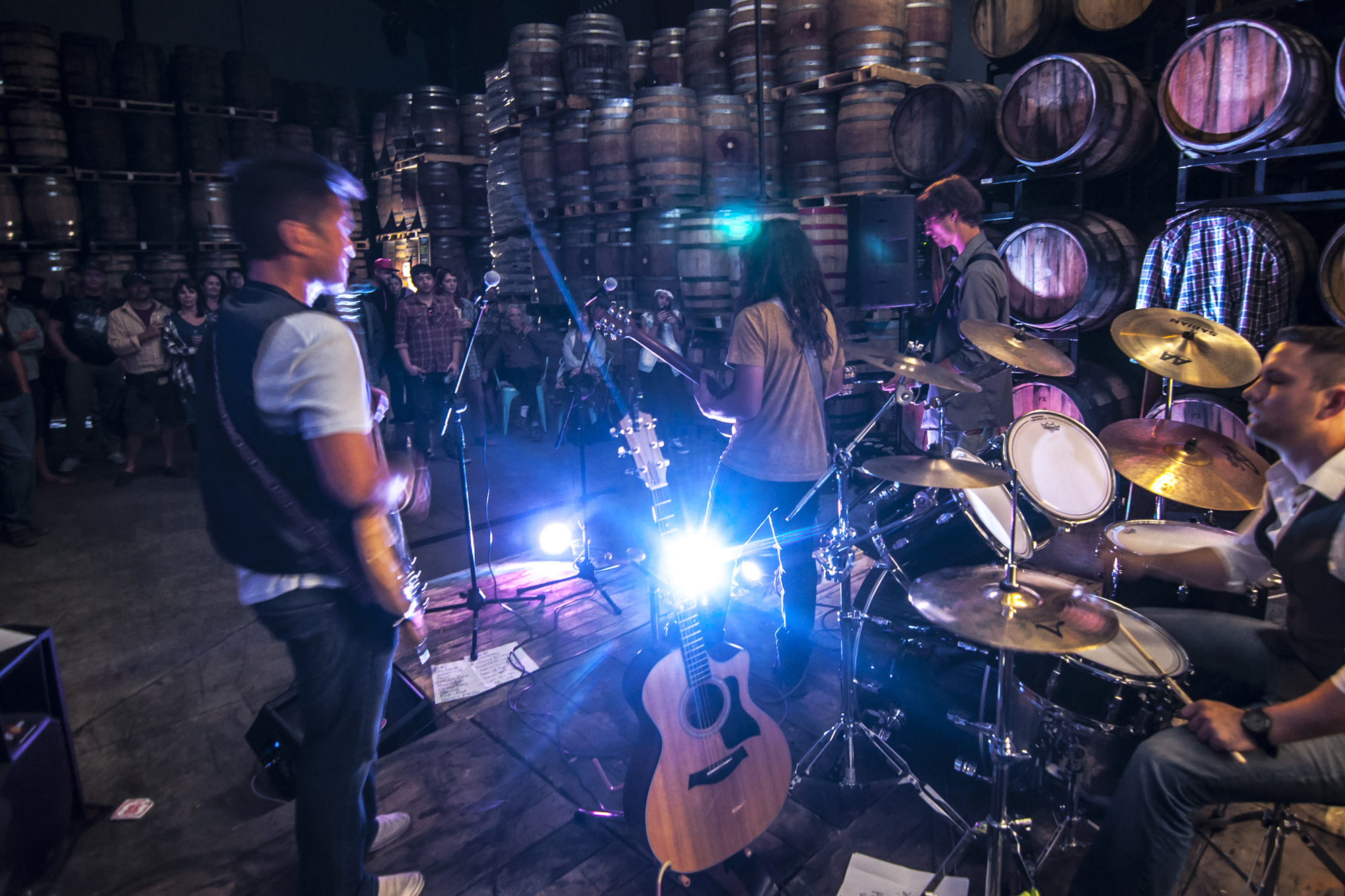band playing