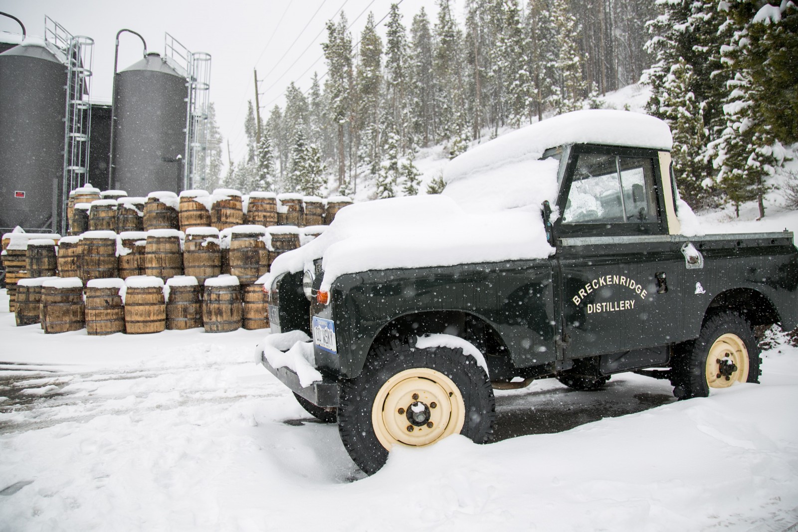 truck in snow