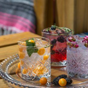 three cocktails